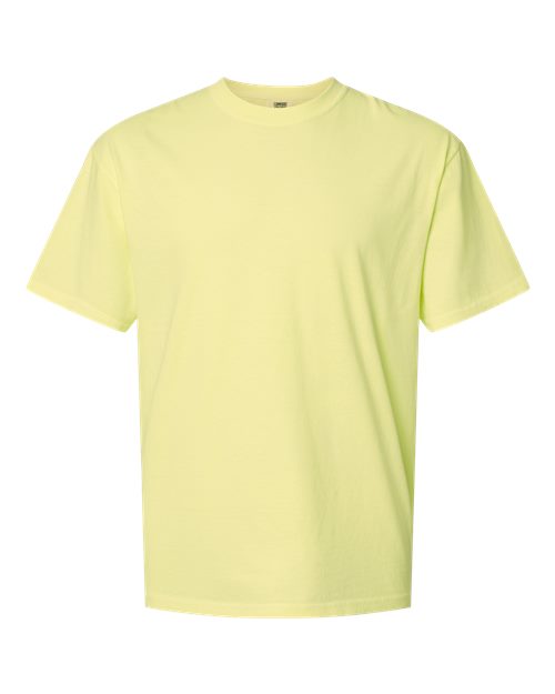 T-shirt épais teint en pièce