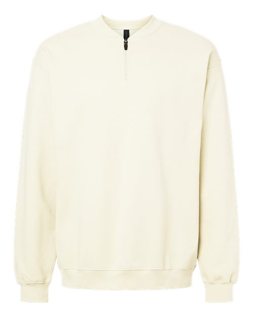 Sweat-shirt unisexe Softstyle® mi-épais à fermeture éclair 1/4