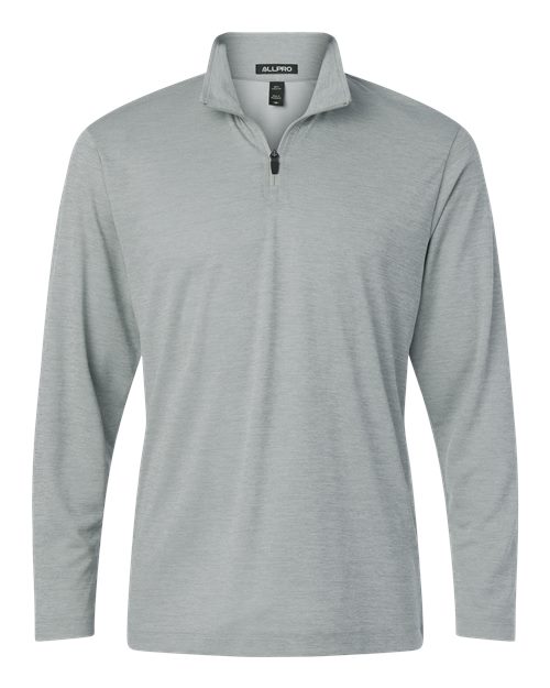 Men's Performance Mélange Quarter-Zip Pullover