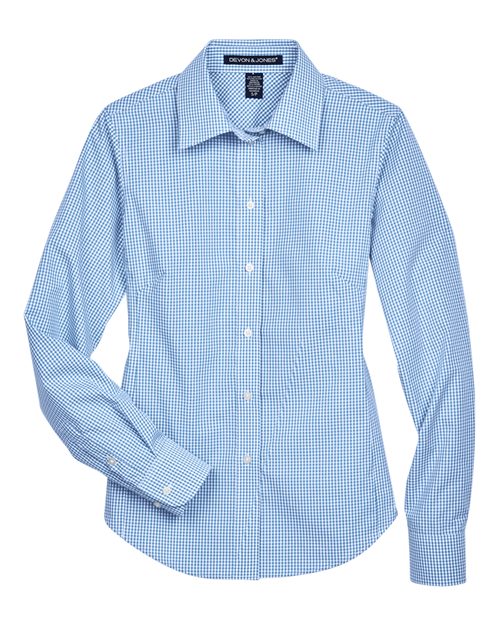Chemise habillée tissée à carreaux vichy Crown Collection® pour femme