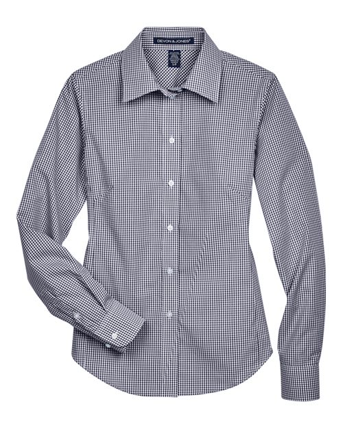 Chemise habillée tissée à carreaux vichy Crown Collection® pour femme