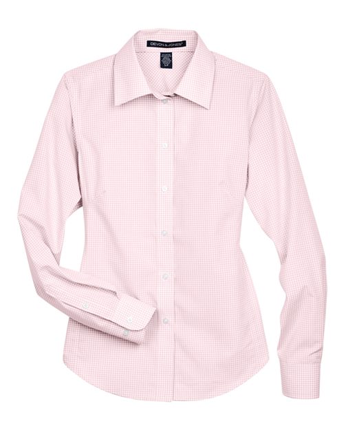 Chemise habillée tissée à carreaux vichy Crown Collection® pour femme