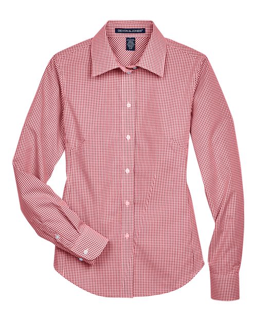 Chemise habillée tissée à carreaux vichy Crown Collection® pour femme