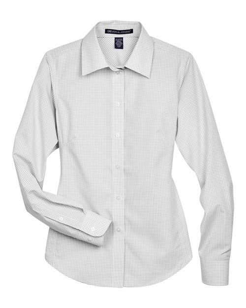 Chemise habillée tissée à carreaux vichy Crown Collection® pour femme