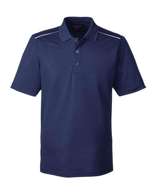 Men's Radiant Performance Piqué Polo with Reflective Piping
