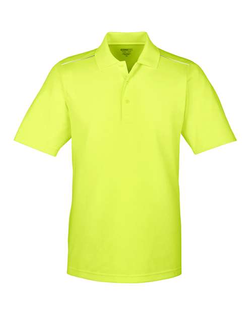 Men's Radiant Performance Piqué Polo with Reflective Piping