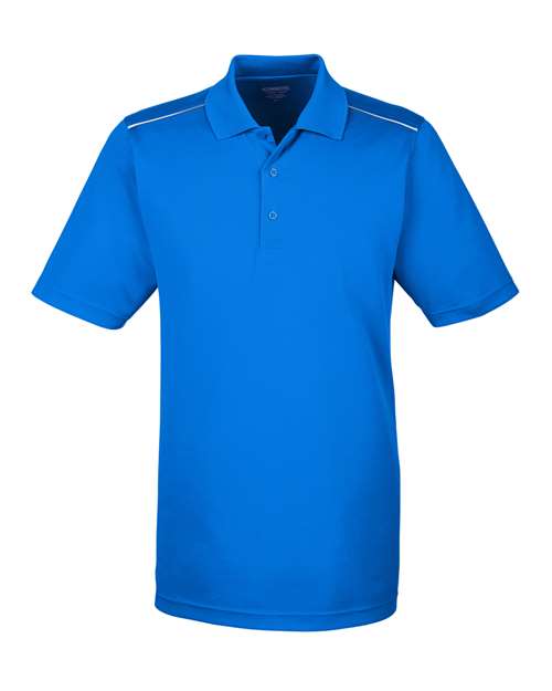 Men's Radiant Performance Piqué Polo with Reflective Piping