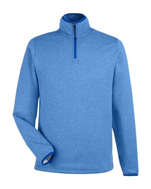Men's Venture Heathered Stripe Quarter-Zip Pullover