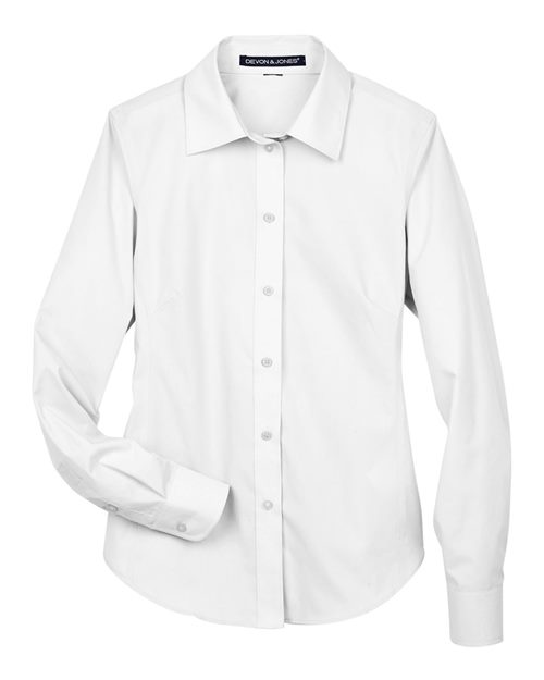 Women's Crown Collection® Broadcloth Woven Dress Shirt