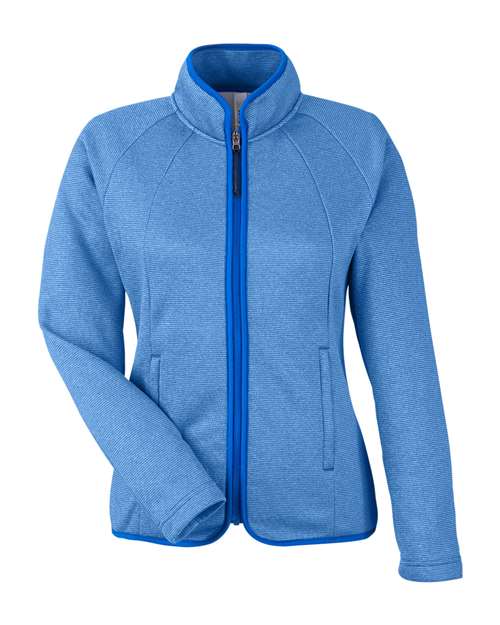 Women's Venture Heathered Stripe Full-Zip Jacket
