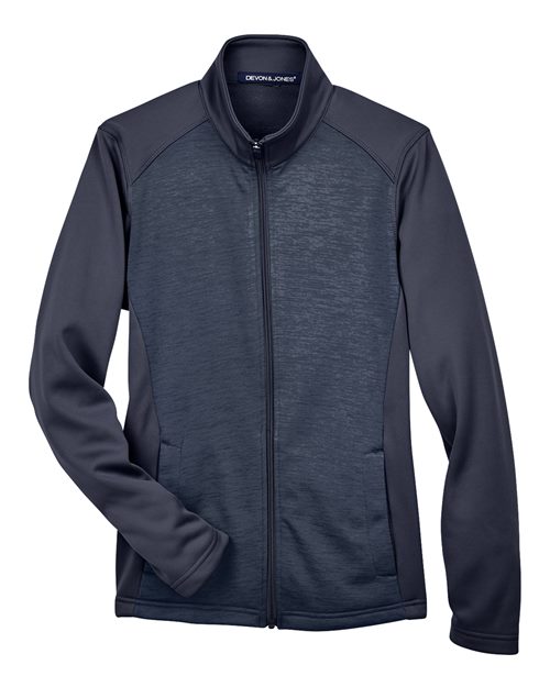 Women's Newbury Colorblock Mélange Fleece Full-Zip Jacket