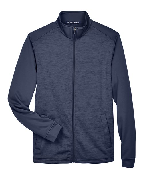 Men's Newbury Colorblock Mélange Fleece Full-Zip jacket