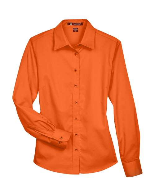 Women's Easy Blend™ Long Sleeve Twill Dress Shirt with Stain-Release