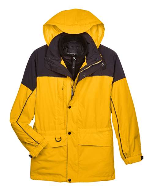 Men's 3-in-1 Two-Tone Parka
