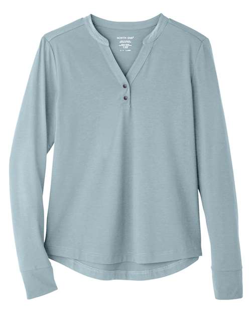 Women's JAQ Stretch Performance V-Neck Snap Pullover