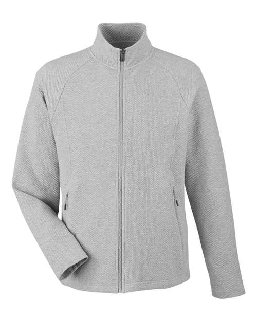 Sweat à capuche texturé Spirit pour homme avec fermeture éclair intégrale