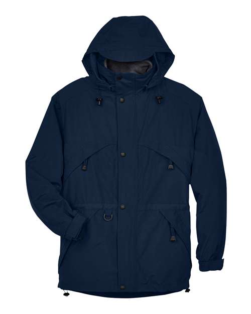 Men's 3-in-1 Parka with Dobby Trim