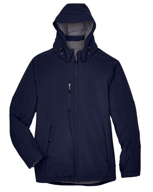 Veste polaire softshell trois couches isolante Glacier pour homme avec capuche amovible