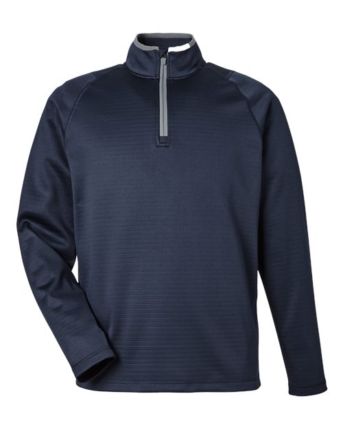Men's Waffle Fleece Quarter-Zip Pullover