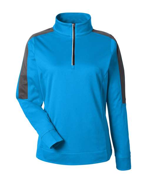 Pull à fermeture éclair quart de tour en maille colorblock Market Snag Protect pour femme