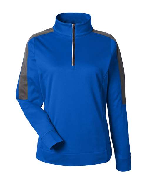 Pull à fermeture éclair quart de tour en maille colorblock Market Snag Protect pour femme