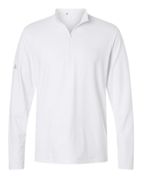 Men's Textured Stripe Quarter-Zip Pullover