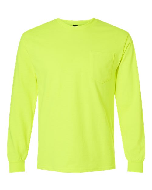 Men's Ultra Cotton® Long Sleeve Pocket T-Shirt
