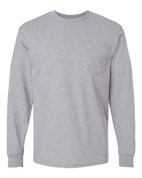 Men's Ultra Cotton® Long Sleeve Pocket T-Shirt