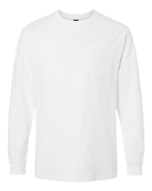 Men's Ultra Cotton® Long Sleeve Pocket T-Shirt