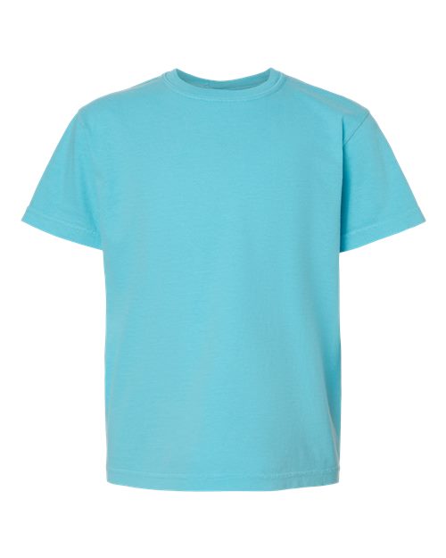 T-shirt épais teint en pièce pour jeunes