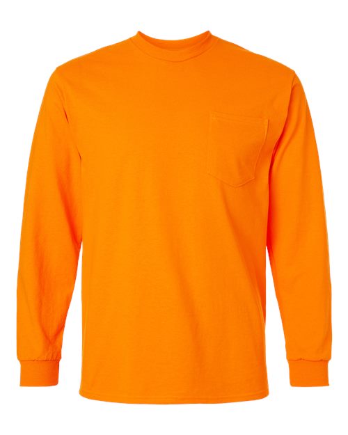 Men's Ultra Cotton® Long Sleeve Pocket T-Shirt