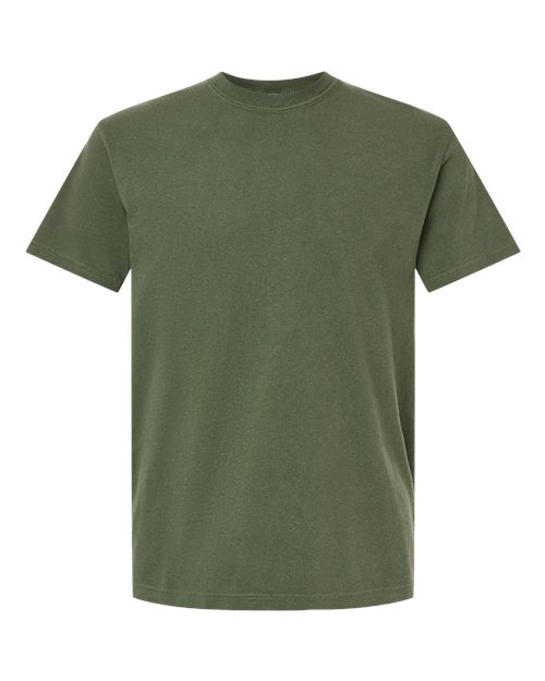 T-shirt épais teint en pièce