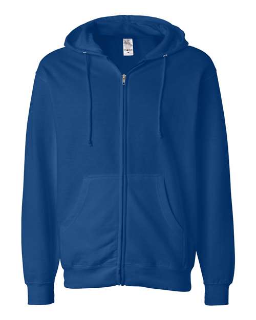Unisex Midweight Full-Zip Hooded Sweatshirt