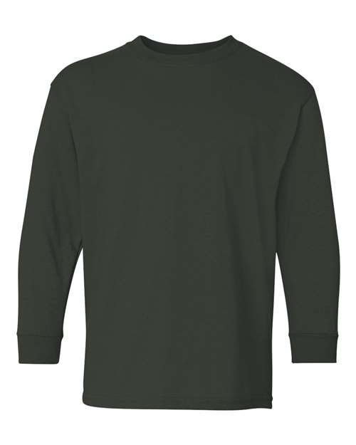 T-shirt à manches longues en coton épais pour jeunes
