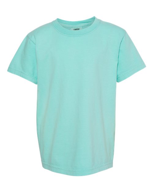 T-shirt épais teint en pièce pour jeunes