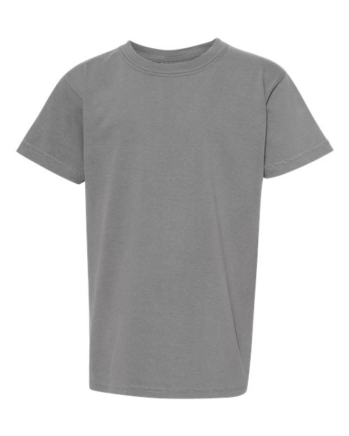 T-shirt épais teint en pièce pour jeunes