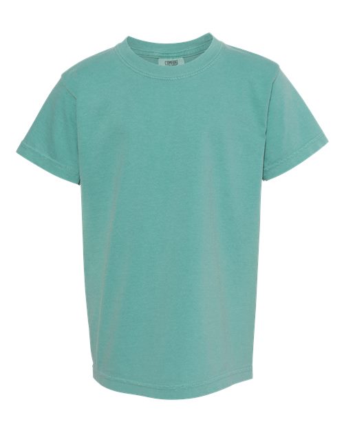 T-shirt épais teint en pièce pour jeunes