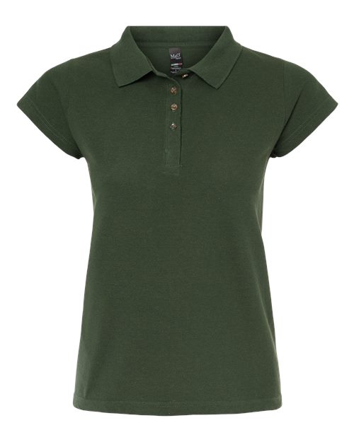 Polo piqué Ringspun pour femme