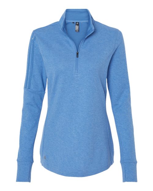 Women's 3-Stripes Quarter-Zip Pullover Sweater