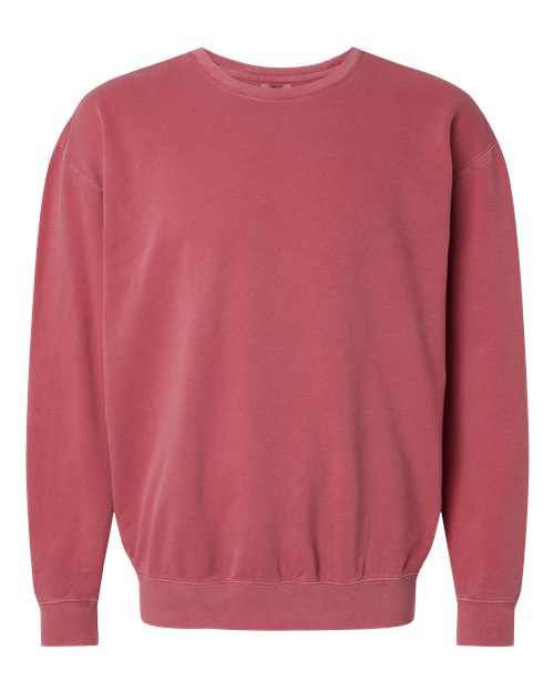 Unisex Garment-Dyed Lightweight Fleece Crewneck Sweatshirt