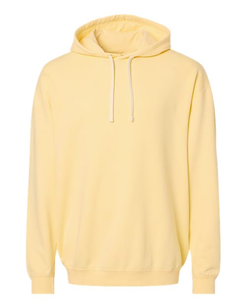 Unisex Garment-Dyed Lightweight Fleece Hooded Sweatshirt