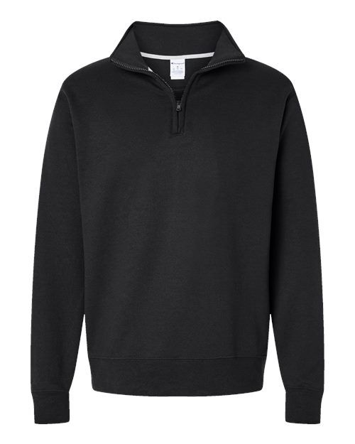 Pull unisexe Powerblend® à fermeture éclair quart de tour