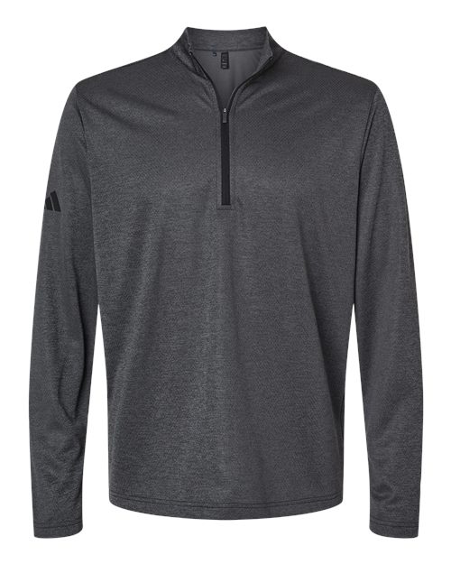 Pull zippé quart de tour teint par sections pour homme