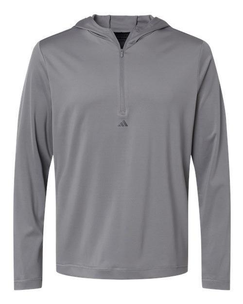 Pull à capuche léger et performant à quart de zip pour homme