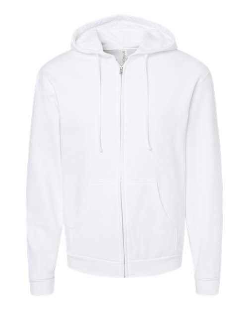 Unisex Zipper Fleece Hoodie