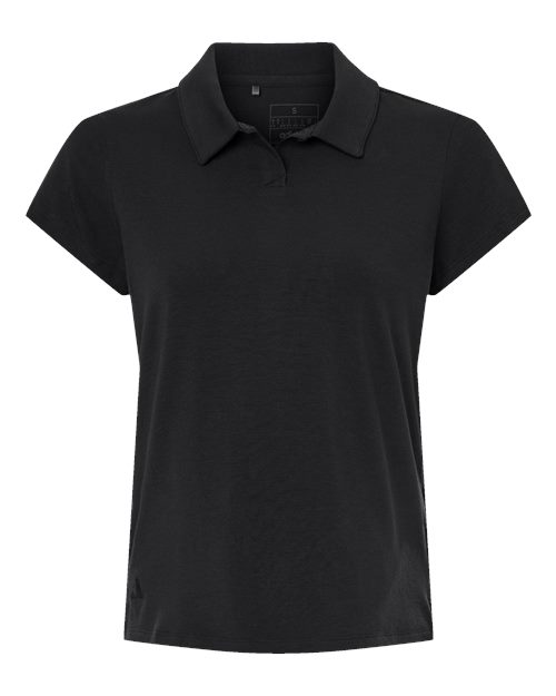 Polo en mélange de coton pour femme