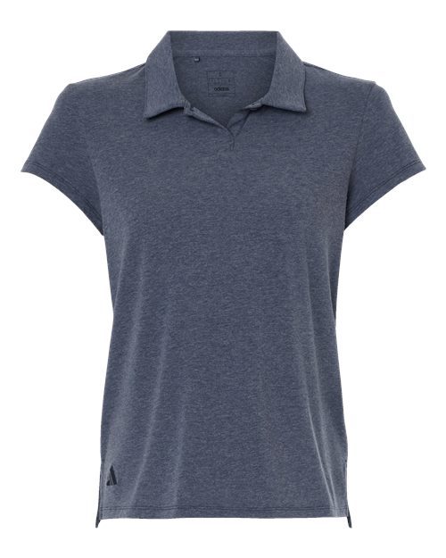 Polo en mélange de coton pour femme