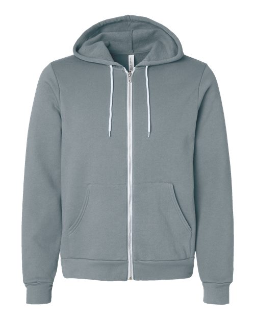 Unisex Sponge Fleece Full-Zip Hoodie Sweatshirt