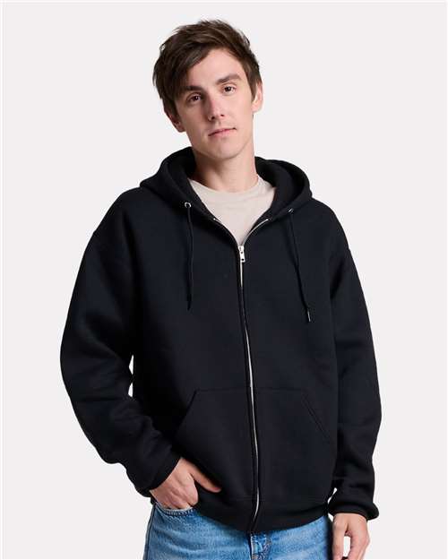 Sweat-shirt à capuche unisexe robuste entièrement zippé