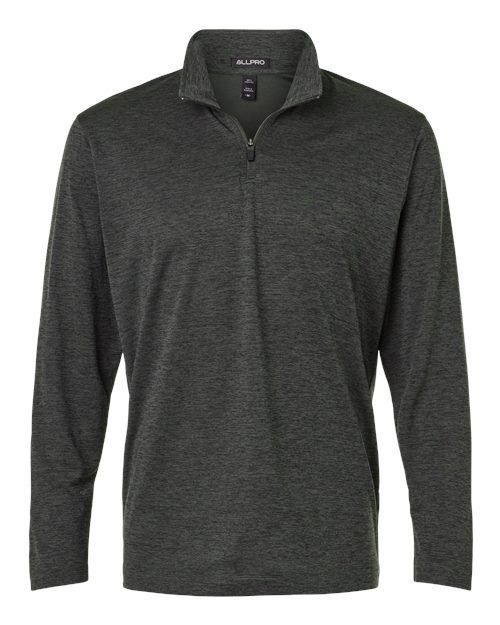 Men's Performance Mélange Quarter-Zip Pullover